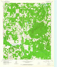 Ashland Texas Historical topographic map, 1:24000 scale, 7.5 X 7.5 Minute, Year 1962
