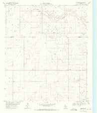 Ashmore Texas Historical topographic map, 1:24000 scale, 7.5 X 7.5 Minute, Year 1969