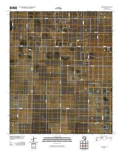 Ashmore Texas Historical topographic map, 1:24000 scale, 7.5 X 7.5 Minute, Year 2010