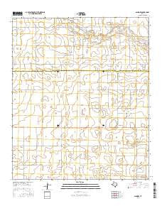 Ashmore Texas Current topographic map, 1:24000 scale, 7.5 X 7.5 Minute, Year 2016