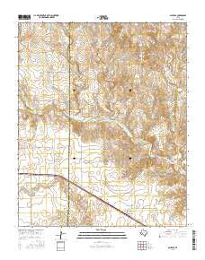 Ashtola Texas Current topographic map, 1:24000 scale, 7.5 X 7.5 Minute, Year 2016