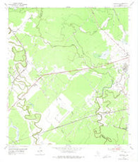 Ashwood Texas Historical topographic map, 1:24000 scale, 7.5 X 7.5 Minute, Year 1952