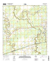 Ashwood Texas Current topographic map, 1:24000 scale, 7.5 X 7.5 Minute, Year 2016