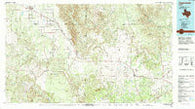 Aspermont Texas Historical topographic map, 1:100000 scale, 30 X 60 Minute, Year 1985