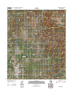 Aspermont Texas Historical topographic map, 1:24000 scale, 7.5 X 7.5 Minute, Year 2012