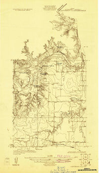 Aspermont 4-a Texas Historical topographic map, 1:48000 scale, 7.5 X 7.5 Minute, Year 1925