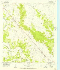 Ater Texas Historical topographic map, 1:24000 scale, 7.5 X 7.5 Minute, Year 1955