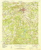 Athens Texas Historical topographic map, 1:62500 scale, 15 X 15 Minute, Year 1950