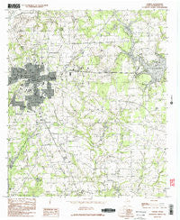 Athens Texas Historical topographic map, 1:24000 scale, 7.5 X 7.5 Minute, Year 1984