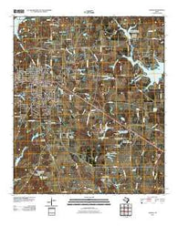 Athens Texas Historical topographic map, 1:24000 scale, 7.5 X 7.5 Minute, Year 2010