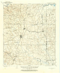 Atlanta Texas Historical topographic map, 1:62500 scale, 15 X 15 Minute, Year 1907