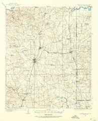 Atlanta Texas Historical topographic map, 1:62500 scale, 15 X 15 Minute, Year 1907