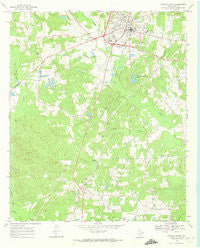 Atlanta South Texas Historical topographic map, 1:24000 scale, 7.5 X 7.5 Minute, Year 1969