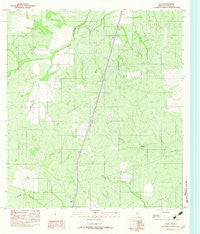 Atlee Texas Historical topographic map, 1:24000 scale, 7.5 X 7.5 Minute, Year 1982
