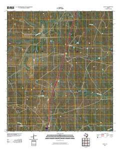 Atlee Texas Historical topographic map, 1:24000 scale, 7.5 X 7.5 Minute, Year 2010