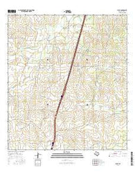 Atlee Texas Current topographic map, 1:24000 scale, 7.5 X 7.5 Minute, Year 2016
