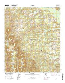 Atoy Texas Current topographic map, 1:24000 scale, 7.5 X 7.5 Minute, Year 2016