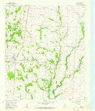 Aubrey Texas Historical topographic map, 1:24000 scale, 7.5 X 7.5 Minute, Year 1960