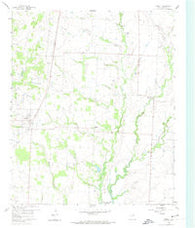 Aubrey Texas Historical topographic map, 1:24000 scale, 7.5 X 7.5 Minute, Year 1960