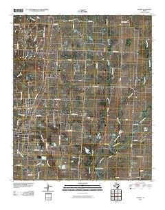 Aubrey Texas Historical topographic map, 1:24000 scale, 7.5 X 7.5 Minute, Year 2010