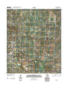 Aubrey Texas Historical topographic map, 1:24000 scale, 7.5 X 7.5 Minute, Year 2013
