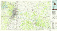 Austin Texas Historical topographic map, 1:100000 scale, 30 X 60 Minute, Year 1985
