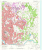 Austin East Texas Historical topographic map, 1:24000 scale, 7.5 X 7.5 Minute, Year 1966