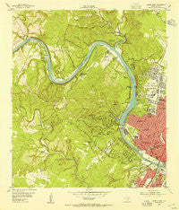 Austin West Texas Historical topographic map, 1:24000 scale, 7.5 X 7.5 Minute, Year 1954