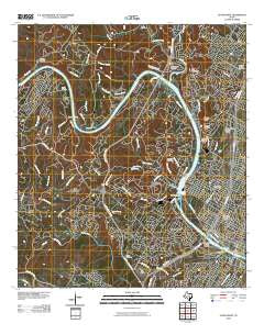 Austin West Texas Historical topographic map, 1:24000 scale, 7.5 X 7.5 Minute, Year 2010