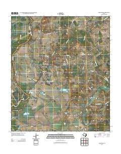 Austonio Texas Historical topographic map, 1:24000 scale, 7.5 X 7.5 Minute, Year 2013