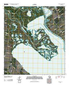 Austwell Texas Historical topographic map, 1:24000 scale, 7.5 X 7.5 Minute, Year 2010