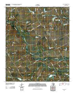 Avalon Texas Historical topographic map, 1:24000 scale, 7.5 X 7.5 Minute, Year 2010
