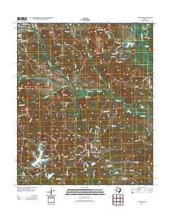 Avinger Texas Historical topographic map, 1:24000 scale, 7.5 X 7.5 Minute, Year 2013