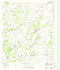 Axtell Texas Historical topographic map, 1:24000 scale, 7.5 X 7.5 Minute, Year 1956