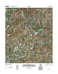 Axtell Texas Historical topographic map, 1:24000 scale, 7.5 X 7.5 Minute, Year 2013