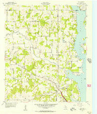 Azle Texas Historical topographic map, 1:24000 scale, 7.5 X 7.5 Minute, Year 1955