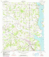 Azle Texas Historical topographic map, 1:24000 scale, 7.5 X 7.5 Minute, Year 1955
