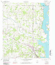Azle Texas Historical topographic map, 1:24000 scale, 7.5 X 7.5 Minute, Year 1955