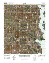 Azle Texas Historical topographic map, 1:24000 scale, 7.5 X 7.5 Minute, Year 2010