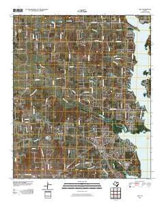 Azle Texas Historical topographic map, 1:24000 scale, 7.5 X 7.5 Minute, Year 2010