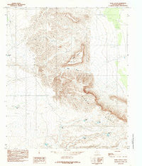 Babb Canyon Texas Historical topographic map, 1:24000 scale, 7.5 X 7.5 Minute, Year 1984