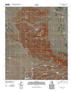Babb Canyon Texas Historical topographic map, 1:24000 scale, 7.5 X 7.5 Minute, Year 2010