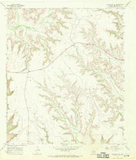 Bachelor Hill Texas Historical topographic map, 1:24000 scale, 7.5 X 7.5 Minute, Year 1967