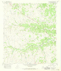 Bachelor Peak Texas Historical topographic map, 1:24000 scale, 7.5 X 7.5 Minute, Year 1967