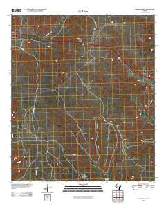 Bachelor Hill Texas Historical topographic map, 1:24000 scale, 7.5 X 7.5 Minute, Year 2010