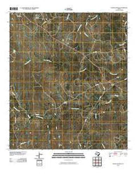 Bachelor Peak Texas Historical topographic map, 1:24000 scale, 7.5 X 7.5 Minute, Year 2010