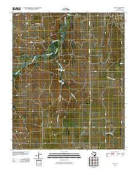 Back Texas Historical topographic map, 1:24000 scale, 7.5 X 7.5 Minute, Year 2010