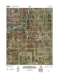 Back Texas Historical topographic map, 1:24000 scale, 7.5 X 7.5 Minute, Year 2012