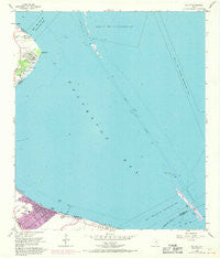 Bacliff Texas Historical topographic map, 1:24000 scale, 7.5 X 7.5 Minute, Year 1956