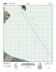 Bacliff Texas Historical topographic map, 1:24000 scale, 7.5 X 7.5 Minute, Year 2010